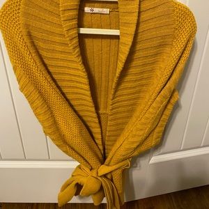 Tulle sweater vest